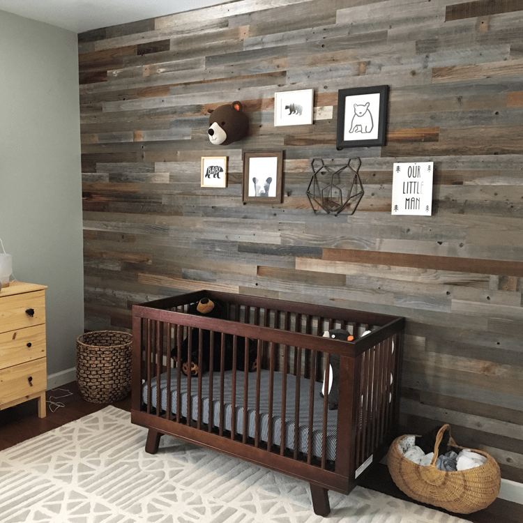 Saratoga Reclaimed Wood Planks  Natural Brown Reclaimed Wood